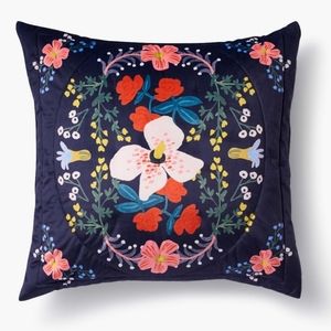 2 Rifle paper co. For  Anthropologie matching euro shams 26x26